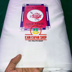 Kain kafan / Kaci / mori Jenazah lebar 150 cm Mawar 1 Gulung