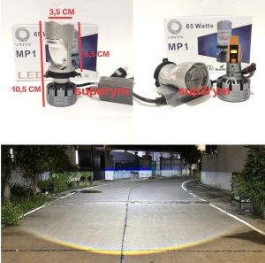 Lampu LED Vinyx MP1 H4 65W Projie H4 Mini Projector BILED Lens Lensa Mobil Motor Headlight Headlamp