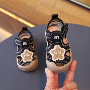 Sepatu Sandal Anak Kasual/ Sepatu Sandal Motif Bintang D8