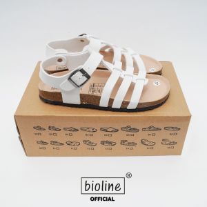 Mã PUK12 - Sandal Đế Trấu BIOLINE Official Quai Da Pu Chiến Binh Lót Pu Kem Chống Nước