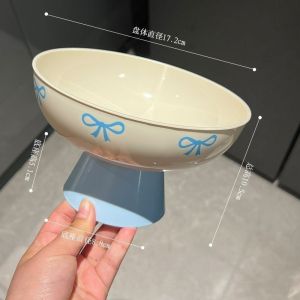 Food Grade Splash Proof 2in1 Drainable Fruit Veggie Bowl Kitchen Colander Living Room Serving Tray