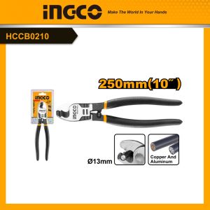 Kìm cắt cáp điện INGCO 10inch Thép carbon 55# HCCB0210