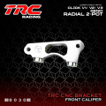 TRC Racing 2 POT Radial Brake Caliper Bracket CNC for Honda Click v1 v2 v3 125 / 150 8030. 