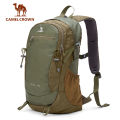 CAMELCROWN กระเป๋าเป้สะพายหลัง,กระเป๋าเดินทางสำหรับแค้มปิ้งเดินป่าจุของได้เยอะระบายอากาศได้ดีทนทานต่อการฉีกขาด. 