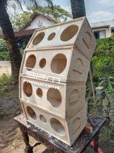 Box Speaker Line Array 4 inch Double plus Tweeter