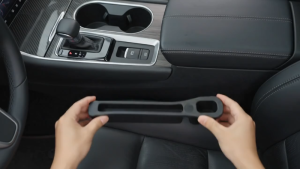 Universal Car Seat Gap Filler Organizer Storage Box PU Leather Anti Drop Seat Crevice Holder Kereta Poket Simpanan