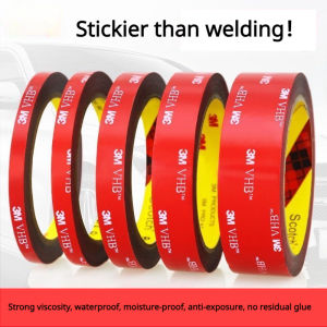 3M VHB Double Sided Tape Super Strong High Temperature Gray Foam Double Sided Adhesive For Car/Home Decor Wide 5-50mm