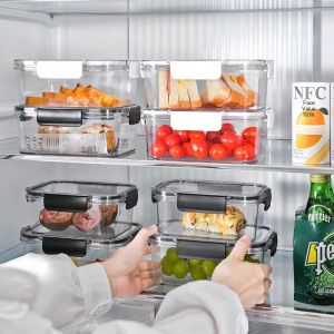 Storage Box Heat-resistant Glass Reusable Fresh Containers Leak-proof Microwaveable Easy to Carry