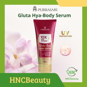 PURBASARI Body Serum 10X Gluta Hya 180ml - Hand and Body Lotion Glutahya > Lotion Perawatan Tubuh Pencerah