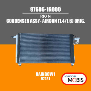 976061G000 CONDENSER ASSY- AIRCON for KIA RIO N (1.4/1.6) [MOBIS ORIGINAL] Part #97606-1G000