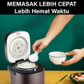 [Dikirim dr jakarta+COD][Popular] Rice cooker populer minimalis portable uk 0.8L cukup untuk 2-3 orang, bisa untuk steam maupun masak. 