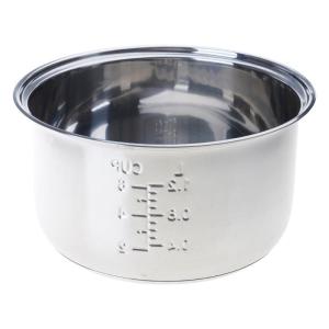 Stainless Steel Rice Cooker Insert Pot With Even Heating Base High Temperature Resistance Replacement Inner Bowl