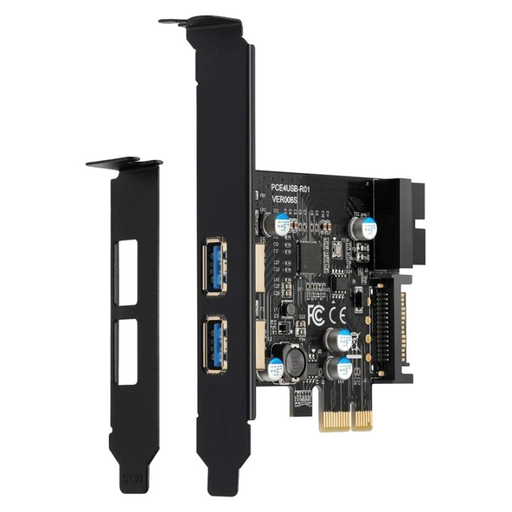 PCIE to USB 3.2 Gen 1 Adapter Card, 5Gbps PCI Express (PCIe) Expansion