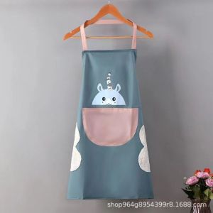 【COD】Kitchen Apron Hand Wiping🔥Ready Stock🔥Waterproof Neck Hanging Pocket Cooking Baking 擦手围裙/厨房围巾