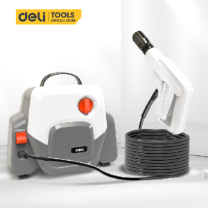 Máy Rửa Xe Mini Deli Công Suất Lớn - Đầy Đủ Phụ Kiện Tiết Kiệm Điện Năng Chống Nước IPX5 - Nhỏ Gọn Tiện Lợi - DL882201