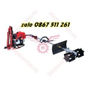 Máy xạc cỏ xới đất mini đeo lưng giá rẻ