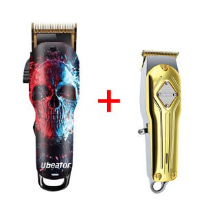 Ubeator Bộ Cắt Tóc 2550 #3440 # Tông Đơ Cắt Tóc Lưỡi Thép Chuyên Nghiệp Cho Salon Tông Đơ Mini Sạc USB Tông Đơ Cắt Tỉa