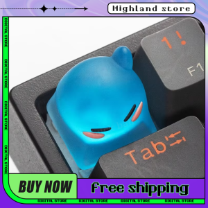 Lobo Cute Slime Artisan KeyCaps For Mechanical Keyboard Custom Handmade Resin Keyboard Caps Rimuru Tempest Key Cap Accessories