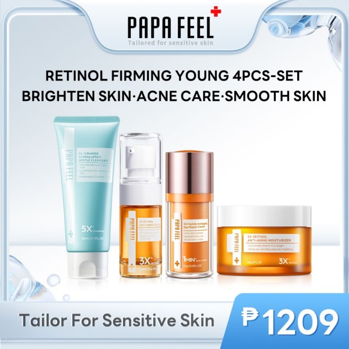 PAPA FEEL【Skin Care Set】5D Peptide Fade Dark Circles Eye Cream +