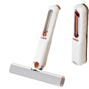 Cây lau kính tự vắt mini gấp gọn dụng cụ lau vệ sinh bàn bếp bàn làm việc kính ô tô mút bọt biển siêu thấm hút nước