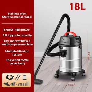 【SG Stock】High Power Industrial Vacuum Cleaner 1200W Household Bucket Small Multifunctional Cleaning Equipment
