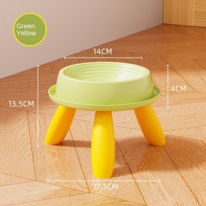 Elevated Pet Bowl High Stand Detachable Feeder Neck Protection Cat Dog Food Water Dish Large Capacity Mangkuk Kucing