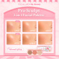 FOCALLURE X Sanrio Pro Sculpt 3-in-1 Palette Blush Contour Highlighter #DressUpSlay. 