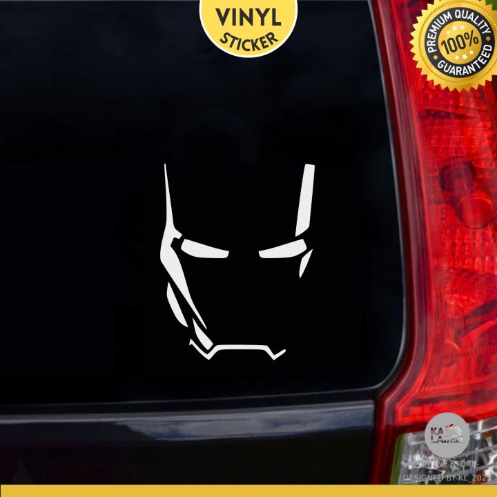 Cool Ironman Logo - Vinyl Decal Sticker for Car / Bike / Motorcycle ...