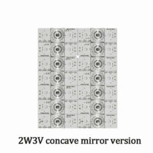 20PCS/SET LCD TV Screen Aluminum Substrate 3V/6V Concave Mirror Backlight Strip Lamp Bead