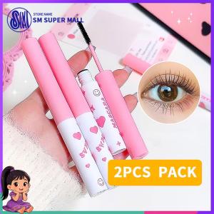 【SM Mall】2pcs Curling Mascara Lengthening Primer 2 In 1 Volume Lift Lash Base Coat Waterproof Setting Formula with Fine Tip Brush for Inner Corner Lashes Lower Lashes Instant Curl Lock Polymer Hold All Day Straight Lashes Solution Weather Proof