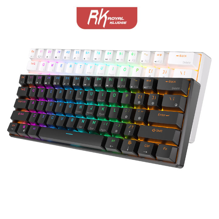 【Local Delivery】RK ROYAL KLUDGE RK61 Mini Gaming Keyboard Hot Swappable ...