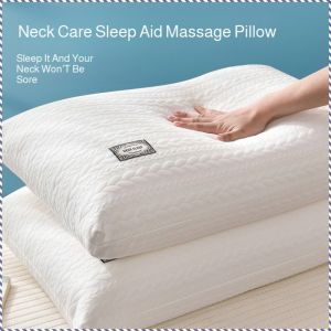 Massage Pillow Flexibility Index Neck Pillow Non-collapsing Breathable 3d Structure Polymer Rebound