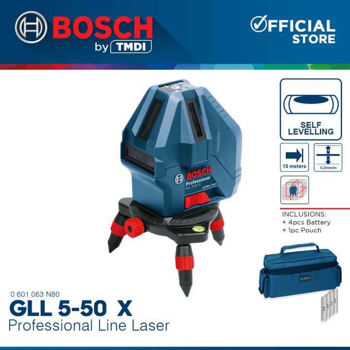 BOSCH Professional Line Laser Level GLL 5-50 X 0601063N80 BMT