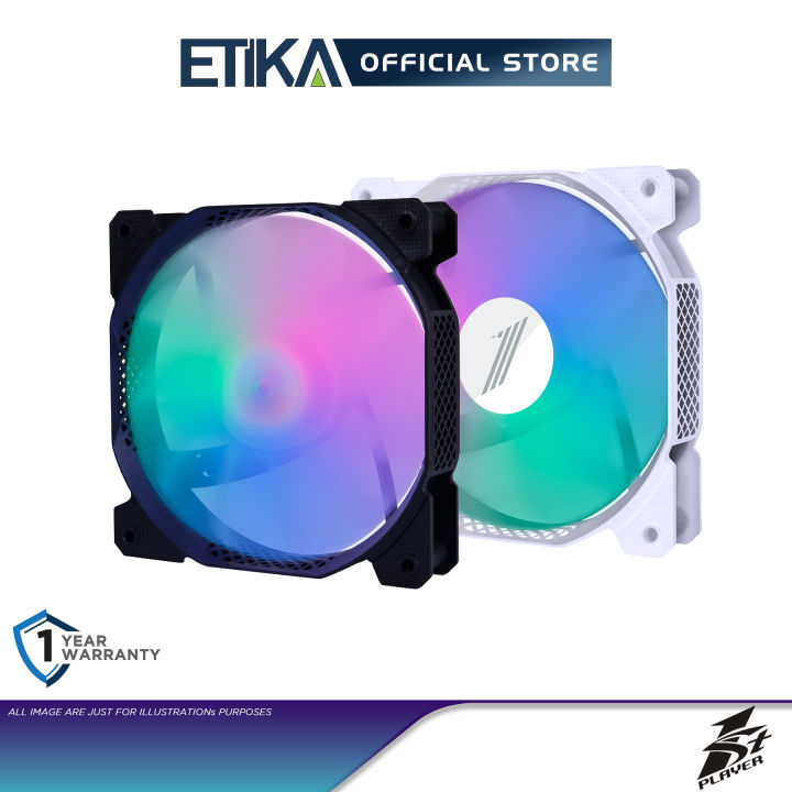 1st Player F2 ARGB PC Cooling Case Fan Combo 120mm Hydro Bearing