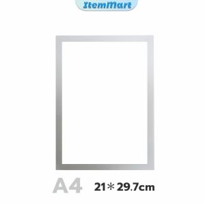 Magnetic Photo Frame A3 (29.7 * 42 cm) A4 (21 * 29.7 cm) Gold/Silver PVC + magnetic stripe + nano adhesive Multi-function Wall sticker Display card Applicable to Poster/Photo Wall Decorations