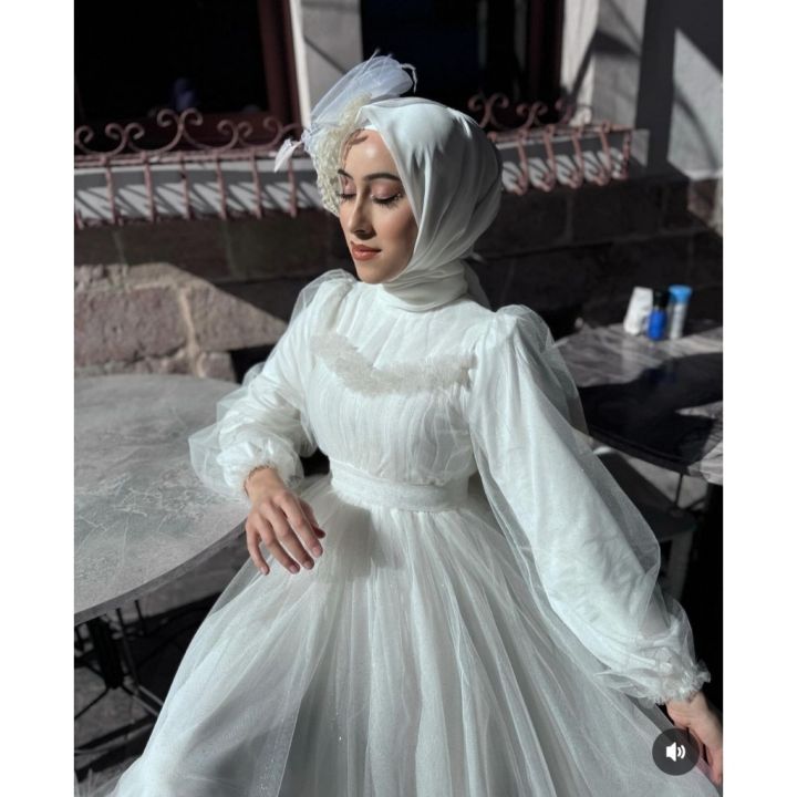 Gaun Tulle Mewah Premium elegant dan murah Untuk kondangan dan