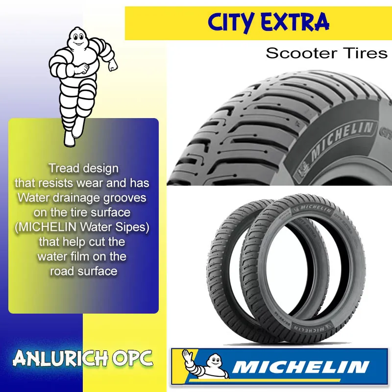 Michelin City Extra 130 70 R13 Scooter Tire Lazada PH