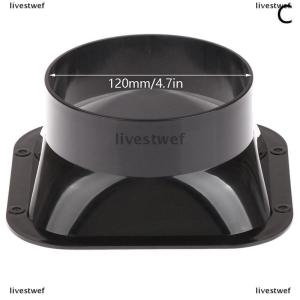 [COD] livestwef 100-150mm Long Flange Duct Fan Hose Connector Air Ventilation Adapter Pipe