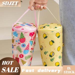 SDJZT Xách tay trà sữa Tote Túi nhiệt bảo quản túi thân thiện với môi túi xách mang cách nhiệt cup Bìa Tumbler cup phụ kiện