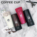 Stainless Steel Coffee Mugs 380ml Insulation Water Bottle Cups Drinkware With Handle Double Lid Travel Tea Mug for Office 380ml. 