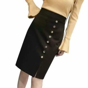 MM 7002 7006 7009 Rok Span ( COD ) + ( GRATIS ONGKIR ) IMPORT PENCIL SKIRT OFFICAL bahan katun tebal halus