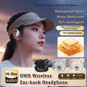 OWS Wireless Headphone  Open Bluetooth Ear-Hook Headset  Sport Waterproof HiFi Intelligent Earphones