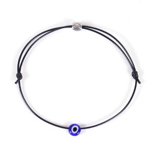 N6MBRH Màu đen Giống cái Thủ công Chiều dài có thể điều chỉnh Dây màu đỏ Quà cho Phụ nữ Đàn ông Hàng may mắn Vòng tay Vòng tay Trang sức Dây bện