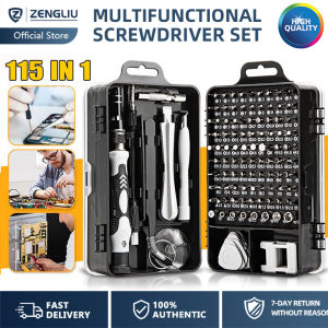 Zengliu Precision Screwdriver Set Professional Grade 115 in 1 Magnetic Repair Tool Kit for Electronics Computer iPhone Laptop Game Console Watch Eyeglasses Modding and DIY Projects