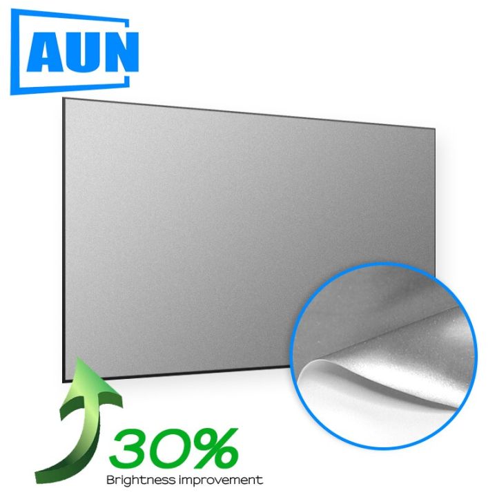 Projector Screen Wall Hanging Anti Light Screen 60 100 120 Inch Cinema Theater Gain Reflective