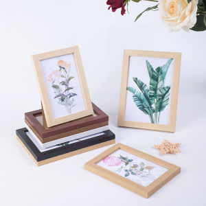 TRÁI KHẾ⭐Khung ảnh gỗ tối giản để trang trí nhà tường hoặc bàn hiển thị với nghệ thuật hoa thanh lịch