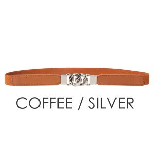 LL Elastic Waist Belt For Women Elegant Fashion Style Black White Brown Gift Tali Pinggang Boleh Laras Gaya Kasual