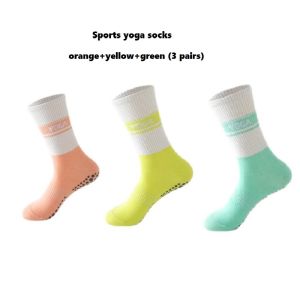 Yoga Socks Anti-Slip Silicone Grip Breathable Moisture-Wicking