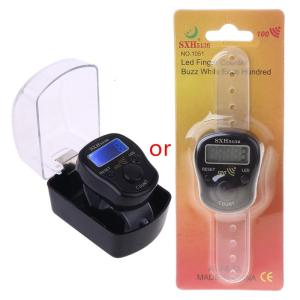 Hand Tally Counter Digital Display Mini LCD Electronic Finger Counters Mechanical Manual Clicker Tasbhee Tasbih Gift