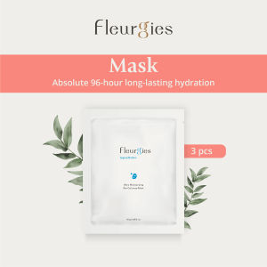 [Face Mask] Fleurgies Ultra Moisturizing Bio Cellulose Mask (Pack of 3 / Box) ll HerbaLine ll hydrating mask set 保湿面膜